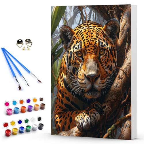 Malen Nach Zahlen Erwachsene Tiger Malen Nach Zahlen Bastelset Erwachsene, DIY Tier Mit Pinseln und Acrylfarben Handgemalt Ölgemälde Leinwand Set, Home Deko Geschenk 30 x 40 CM Ohne Rahmen -TL25038Y Malen Nach Zahlen Erwachsene Tiger Malen Nach Zahlen Bastelset Erwachsene, DIY Tier Mit Pinseln und Acrylfarben Handgemalt Ölgemälde Leinwand Set, Home Deko Geschenk 30 x 40 CM Ohne Rahmen -TL25038Y von Generic