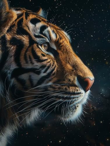 Malen Nach Zahlen Erwachsene Tiger Malen Nach Zahlen Sternenhimmel, Painting by Numbers, DIY Basteln Erwachsene Handgemalt Ölgemälde Set Mit Pinseln und Acrylfarbe für Zimmer Deko 80x110cm M-7140 Malen Nach Zahlen Erwachsene Tiger Malen Nach Zahlen Sternenhimmel, Painting by Numbers, DIY Basteln Erwachsene Handgemalt Ölgemälde Set Mit Pinseln und Acrylfarbe für Zimmer Deko 80x110cm M-7140 von Generic
