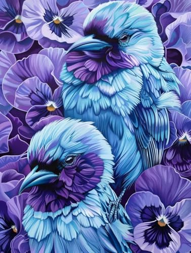 Malen Nach Zahlen Erwachsene Vogel, Malen Nach Zahlen Blume, DIY Basteln Erwachsene Leinwand Kit Mit Pinseln und Acrylfarbe, DIY Paint by Numbers Kits, für Wanddeko, Geschenk, 90x120cm G-8176 Malen Nach Zahlen Erwachsene Vogel, Malen Nach Zahlen Blume, DIY Basteln Erwachsene Leinwand Kit Mit Pinseln und Acrylfarbe, DIY Paint by Numbers Kits, für Wanddeko, Geschenk, 90x120cm G-8176 von Generic