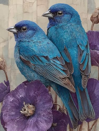 Malen Nach Zahlen Erwachsene Vogel, Malen Nach Zahlen Blume, DIY Basteln Erwachsene Leinwand Kits, DIY Paint by Numbers Adult Kits Mit Pinseln und Acrylfarbe, Geschenk für Wanddeko, 50x70cm J-3778 Malen Nach Zahlen Erwachsene Vogel, Malen Nach Zahlen Blume, DIY Basteln Erwachsene Leinwand Kits, DIY Paint by Numbers Adult Kits Mit Pinseln und Acrylfarbe, Geschenk für Wanddeko, 50x70cm J-3778 von Generic