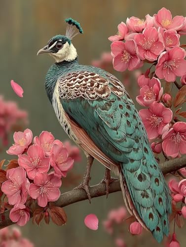 Malen Nach Zahlen Erwachsene Vogel, Malen Nach Zahlen Blume, DIY Basteln Erwachsene Leinwand Kits, DIY Paint by Numbers Adult Kits Mit Pinseln und Acrylfarbe, Geschenk für Wanddeko, 50x70cm T-1348 Malen Nach Zahlen Erwachsene Vogel, Malen Nach Zahlen Blume, DIY Basteln Erwachsene Leinwand Kits, DIY Paint by Numbers Adult Kits Mit Pinseln und Acrylfarbe, Geschenk für Wanddeko, 50x70cm T-1348 von Generic