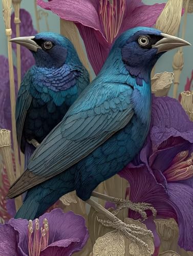 Malen Nach Zahlen Erwachsene Vogel, Malen Nach Zahlen Blume, DIY Basteln Erwachsene Leinwand Kits, DIY Paint by Numbers Adult Kits Mit Pinseln und Acrylfarbe, Geschenk für Wanddeko, 90x120cm G-1350 Malen Nach Zahlen Erwachsene Vogel, Malen Nach Zahlen Blume, DIY Basteln Erwachsene Leinwand Kits, DIY Paint by Numbers Adult Kits Mit Pinseln und Acrylfarbe, Geschenk für Wanddeko, 90x120cm G-1350 von Generic