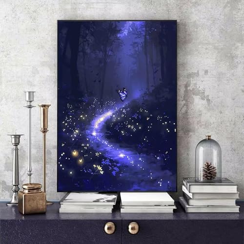 Malen Nach Zahlen Erwachsene Wald Malen Nach Zahlen Schmetterling, DIY Set Erwachsene Paint by Numbers mit 3 Pinsel und Acrylfarben für Zimmer Deko Wohnzimmer, Geschenke 70 x 95 cm -bby25060V598 Malen Nach Zahlen Erwachsene Wald Malen Nach Zahlen Schmetterling, DIY Set Erwachsene Paint by Numbers mit 3 Pinsel und Acrylfarben für Zimmer Deko Wohnzimmer, Geschenke 70 x 95 cm -bby25060V598 von Generic