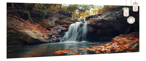 Malen Nach Zahlen Erwachsene Wasserfall, DIY Paint by Numbers für Anfänger, Bastelset Handgemalt Ölgemälde Kreativ Set Mit 3-Pinseln und Acrylfarbe, Geschenk Home Wand Décor Landschaft 80 X 200cm Y675 Malen Nach Zahlen Erwachsene Wasserfall, DIY Paint by Numbers für Anfänger, Bastelset Handgemalt Ölgemälde Kreativ Set Mit 3-Pinseln und Acrylfarbe, Geschenk Home Wand Décor Landschaft 80 X 200cm Y675 von Generic