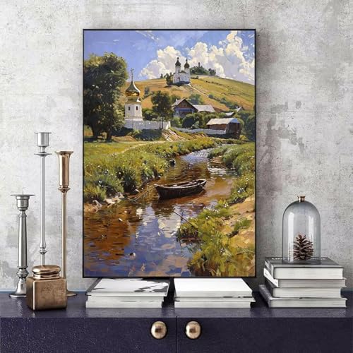 Malen Nach Zahlen Erwachsene Wiese Malen Nach Zahlen Landschaft, DIY Set Erwachsene Paint by Numbers mit 3 Pinsel und Acrylfarben für Zimmer Deko Wohnzimmer, Geschenke für Frauen 20 X 30 CM -bby25066C Malen Nach Zahlen Erwachsene Wiese Malen Nach Zahlen Landschaft, DIY Set Erwachsene Paint by Numbers mit 3 Pinsel und Acrylfarben für Zimmer Deko Wohnzimmer, Geschenke für Frauen 20 X 30 CM -bby25066C von Generic