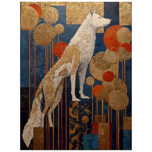 Malen Nach Zahlen Erwachsene Wolf Malen Nach Zahlen Kinder,DIY Set Erwachsene mit Pinselset Acrylfarben Set Leinwand zum Bemalen 135x100cm, Abstrakt Paint by Numbers Deko wohnzimmer Geschenke 8YH-4067 Malen Nach Zahlen Erwachsene Wolf Malen Nach Zahlen Kinder,DIY Set Erwachsene mit Pinselset Acrylfarben Set Leinwand zum Bemalen 135x100cm, Abstrakt Paint by Numbers Deko wohnzimmer Geschenke 8YH-4067 von Generic