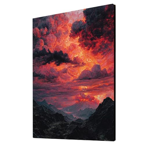 Malen Nach Zahlen Erwachsene Wolke DIY Set Erwachsene mit Leinwand zum Bemalen Berg 100x135cm 36 Farben Acrylfarben Set und Pinsel, Malen Nach Zahlen Kinder für Deko Wohnzimmer Geschenke 2YH-2750 Malen Nach Zahlen Erwachsene Wolke DIY Set Erwachsene mit Leinwand zum Bemalen Berg 100x135cm 36 Farben Acrylfarben Set und Pinsel, Malen Nach Zahlen Kinder für Deko Wohnzimmer Geschenke 2YH-2750 von Generic