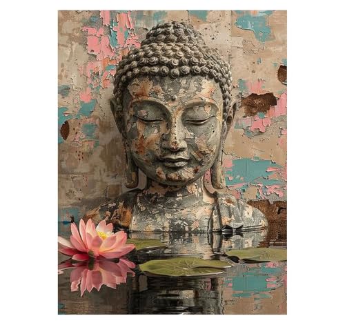 Malen Nach Zahlen Erwachsene Zen DIY Set Erwachsene mit Leinwand zum Bemalen Blume 95x70 cm 36 Farben Acrylfarben Set und Pinsel, Malen Nach Zahlen Kinder für Zimmer Deko Geschenke für Frauen YH2-2570 Malen Nach Zahlen Erwachsene Zen DIY Set Erwachsene mit Leinwand zum Bemalen Blume 95x70 cm 36 Farben Acrylfarben Set und Pinsel, Malen Nach Zahlen Kinder für Zimmer Deko Geschenke für Frauen YH2-2570 von Generic