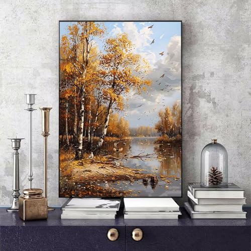 Malen Nach Zahlen Herbst Malen Nach Zahlen Erwachsene Landschaft DIY Paint by Numbers Bastelset Erwachsene Anfänger mit 3 Pinsel und Acrylfarben & Leinwand für Zimmer Deko 50x65cm -bby25066H178 Malen Nach Zahlen Herbst Malen Nach Zahlen Erwachsene Landschaft DIY Paint by Numbers Bastelset Erwachsene Anfänger mit 3 Pinsel und Acrylfarben & Leinwand für Zimmer Deko 50x65cm -bby25066H178 von Generic