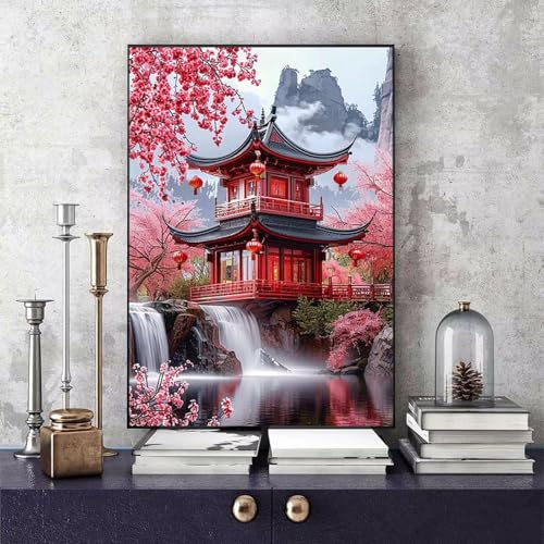 Malen Nach Zahlen Japan Malen Nach Zahlen Erwachsene Antike Gebäude DIY Paint by Numbers Bastelset Erwachsene Anfänger mit 3 Pinsel und Acrylfarben & Leinwand für Zimmer Deko 60x80cm -bby25060K Malen Nach Zahlen Japan Malen Nach Zahlen Erwachsene Antike Gebäude DIY Paint by Numbers Bastelset Erwachsene Anfänger mit 3 Pinsel und Acrylfarben & Leinwand für Zimmer Deko 60x80cm -bby25060K von Generic