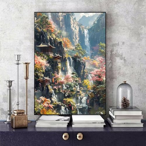 Malen Nach Zahlen Japan Malen Nach Zahlen Erwachsene Landschaft DIY Paint by Numbers Bastelset Erwachsene Anfänger mit 3 Pinsel und Acrylfarben & Leinwand für Zimmer Deko, Geschenke 70x95cm -bby2506T1 Malen Nach Zahlen Japan Malen Nach Zahlen Erwachsene Landschaft DIY Paint by Numbers Bastelset Erwachsene Anfänger mit 3 Pinsel und Acrylfarben & Leinwand für Zimmer Deko, Geschenke 70x95cm -bby2506T1 von Generic