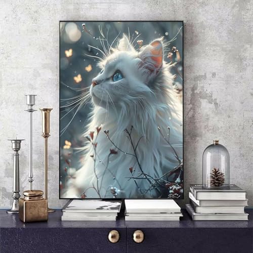 Malen Nach Zahlen Katze Malen Nach Zahlen Erwachsene Tier DIY Paint by Numbers Bastelset Erwachsene Anfänger mit 3 Pinsel und Acrylfarben & Knitterfreie Leinwand für Zimmer Deko 20 x 30cm -bby2506XK Malen Nach Zahlen Katze Malen Nach Zahlen Erwachsene Tier DIY Paint by Numbers Bastelset Erwachsene Anfänger mit 3 Pinsel und Acrylfarben & Knitterfreie Leinwand für Zimmer Deko 20 x 30cm -bby2506XK von Generic