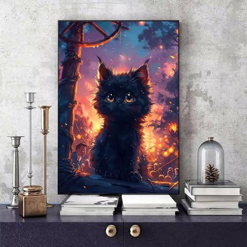 Malen Nach Zahlen Katze Malen Nach Zahlen Erwachsene Tier DIY Paint by Numbers Bastelset Erwachsene Anfänger mit 3 Pinsel und Acrylfarben & Knitterfreie Leinwand für Zimmer Deko 70x95cm -bby2506FF Malen Nach Zahlen Katze Malen Nach Zahlen Erwachsene Tier DIY Paint by Numbers Bastelset Erwachsene Anfänger mit 3 Pinsel und Acrylfarben & Knitterfreie Leinwand für Zimmer Deko 70x95cm -bby2506FF von Generic