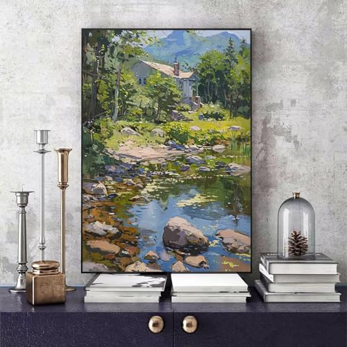 Malen Nach Zahlen Landschaft Malen Nach Zahlen Erwachsene Natur DIY Paint by Numbers Bastelset Erwachsene Anfänger mit 3 Pinsel und Acrylfarben & Leinwand für Zimmer Deko, Geschenke 20x30cm -bby2506AR Malen Nach Zahlen Landschaft Malen Nach Zahlen Erwachsene Natur DIY Paint by Numbers Bastelset Erwachsene Anfänger mit 3 Pinsel und Acrylfarben & Leinwand für Zimmer Deko, Geschenke 20x30cm -bby2506AR von Generic