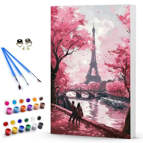 Malen Nach Zahlen London Landschaft Malen Nach Zahlen Kinde, Anfänger, Kreatives für Erwachsene Leinwand öLgemäld Kit, Mit 3 - Pinseln und Acrylfarbe, Frauen Home Deko Geschenk 100x135 cm -TL250359 von Generic
