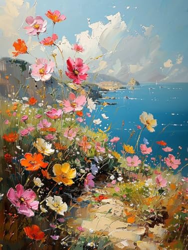 Malen Nach Zahlen Ocean, Malen Nach Zahlen Erwachsene Blume, DIY Paint by Numbers Kits Mit Pinseln und Acrylfarbe, DIY Basteln Erwachsene Handgemalt Ölgemälde, für Zimmer Deko 60x90cm T-5337 Malen Nach Zahlen Ocean, Malen Nach Zahlen Erwachsene Blume, DIY Paint by Numbers Kits Mit Pinseln und Acrylfarbe, DIY Basteln Erwachsene Handgemalt Ölgemälde, für Zimmer Deko 60x90cm T-5337 von Generic
