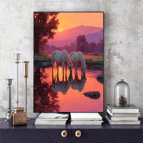 Malen Nach Zahlen Pferd Malen Nach Zahlen Erwachsene Sonnenuntergang DIY Paint by Numbers Bastelset Erwachsene Anfänger mit 3 Pinsel und Acrylfarben & Leinwand für Zimmer Deko 100x135cm -bby250681 Malen Nach Zahlen Pferd Malen Nach Zahlen Erwachsene Sonnenuntergang DIY Paint by Numbers Bastelset Erwachsene Anfänger mit 3 Pinsel und Acrylfarben & Leinwand für Zimmer Deko 100x135cm -bby250681 von Generic