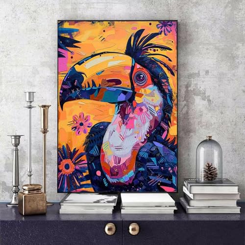 Malen Nach Zahlen Vogel Malen Nach Zahlen Erwachsene Tier DIY Paint by Numbers Bastelset Erwachsene Anfänger mit 3 Pinsel und Acrylfarben & Knitterfreie Leinwand für Zimmer Deko 70 x 95cm -bby250611 Malen Nach Zahlen Vogel Malen Nach Zahlen Erwachsene Tier DIY Paint by Numbers Bastelset Erwachsene Anfänger mit 3 Pinsel und Acrylfarben & Knitterfreie Leinwand für Zimmer Deko 70 x 95cm -bby250611 von Generic