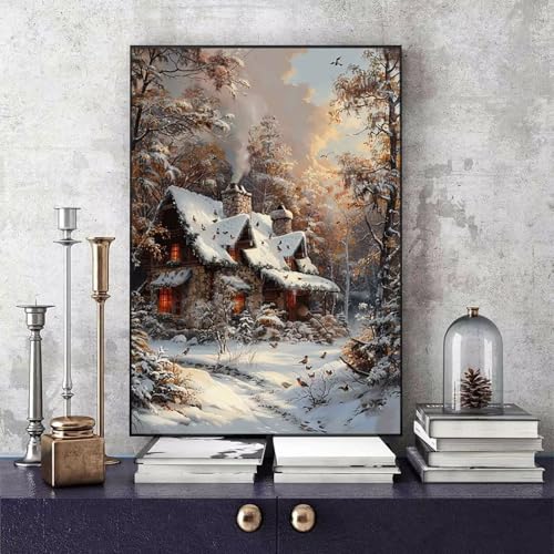 Malen Nach Zahlen Winter Malen Nach Zahlen Erwachsene Häuser DIY Paint by Numbers Bastelset Erwachsene Anfänger mit 3 Pinsel und Acrylfarben & Leinwand für Zimmer Deko, Geschenke 100x135cm -bby2506CC Malen Nach Zahlen Winter Malen Nach Zahlen Erwachsene Häuser DIY Paint by Numbers Bastelset Erwachsene Anfänger mit 3 Pinsel und Acrylfarben & Leinwand für Zimmer Deko, Geschenke 100x135cm -bby2506CC von Generic