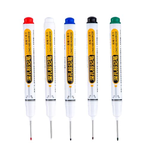 Markierstift für tiefe Löcher,- Marker mit - tiefer Spitze - Wasserfester - Baustift - Markierungswerkzeug - Baumarkierungen, professionelle - Markierungen, Zimmermanns-Tintenmarkierungsstifte von Generic