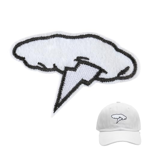 Markierte Aufnäher für Kleidung: dekorative Eisenspritzer, originelle Jackendekorationen, bestickte Patches im Punk-Stil, Applikation, Dekoration von Generic
