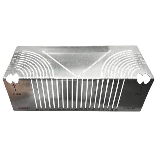 Markierungswerkzeuge aus Metall – Präzisionsbogenplotter, Metallplotter zum Biegen von Rohren, multifunktionales Gravurwerkzeug für Metallbearbeitung, präzise Messungen, Scribe von Generic