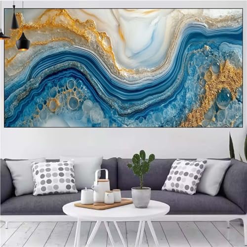 Marmor Diamond Painting xxl 100x200cm Diamond Painting Erwachsene Abstrakt Diamant Malerei Set,Mosaikherstellung Malen Nach Zahlen Cross Stickerei Kunst Leinwand Malerei Kits,Décor Gifts Frauen CN-111 von Generic
