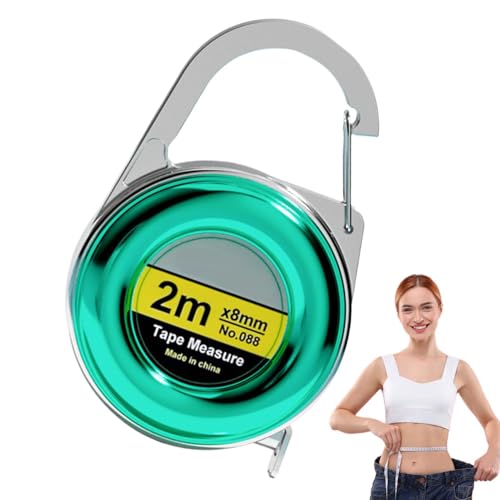 Maßband - Körpermaßband, Nähmaßmaßband | Kompaktes und tragbares Maßband, einziehbares Maßband mit Tasche, Werkzeug von Generic