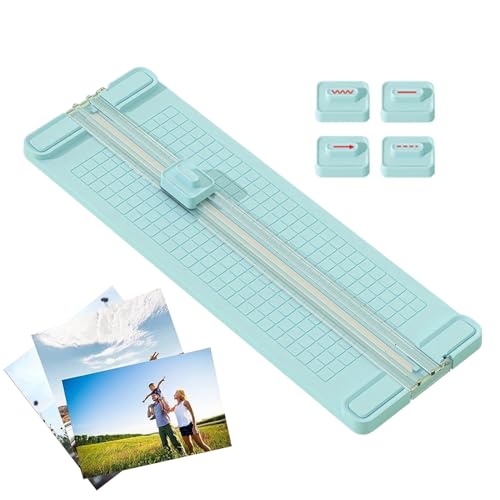 Massicot für Scrapbooking - Kreatives Freie Papierschneiden - Tragbares Multifunktions-Schneidegerät für Büro und Klassenzimmer von Generic