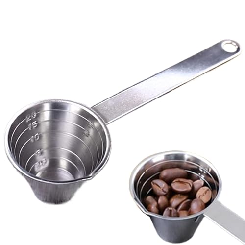 Master Messschieber aus hochwertigem Edelstahl – Küchenwerkzeuge | Kleine Löffelskala aus Metall, Präzisionsmess-Set, stapelbares Design, me von Generic