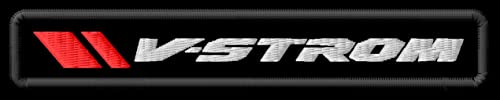 Masterpatch Suz V-Strom Bars Patch für Suzuki V-Strom Bikers XT 250 650 1000 1050 Motorrad Aufnäher parche Bordado brodé patche écusson Toppa ricamata von Generic