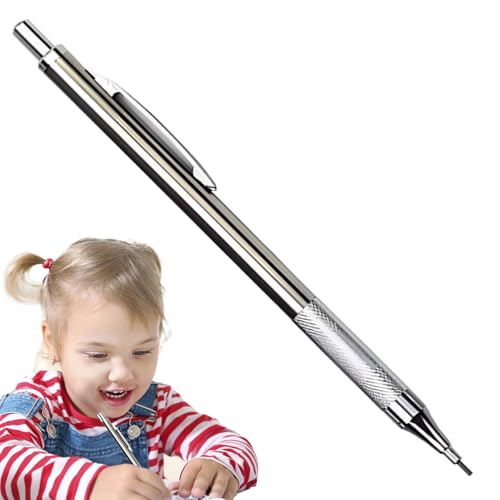 Mechanical Pencil Metal, Pencil Mechanical, Automatic Metal Pencil, School Stationery Stainless Steel Pen For College Engineering Drafting Students Note-Taking Class Home Woodworking Mechanical Pencil Metal, Pencil Mechanical, Automatic Metal Pencil, School Stationery Stainless Steel Pen For College Engineering Drafting Students Note-Taking Class Home Woodworking von Generic