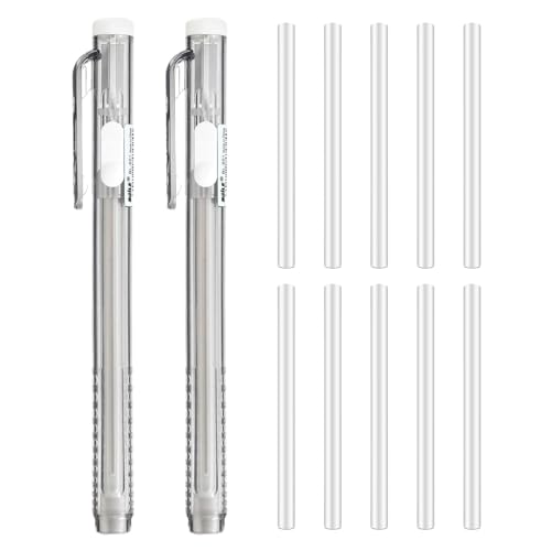 Mechanischer Radierer, einziehbar, mechanischer Radierstift, Nachfüllpackungen für Radiergummis im Kugelschreiber-Stil, inkl. 10 Nachfüllpackungen mit einziehbarem Radiergummi, ein mechanischer von Generic