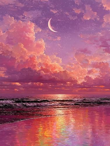 Meer Diamant Painting Landschaft Diamond Painting Erwachsene, 5D Bastelset Erwachsene, DIY Diamanten Kinder Runder Stein Kreativ Bastelset, Mosaikherstellung, Geschenke Wanddeko 60x80cm -YZ2508572 Meer Diamant Painting Landschaft Diamond Painting Erwachsene, 5D Bastelset Erwachsene, DIY Diamanten Kinder Runder Stein Kreativ Bastelset, Mosaikherstellung, Geschenke Wanddeko 60x80cm -YZ2508572 von Generic