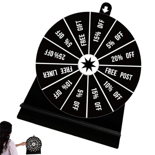 Mehrzweck-Rad – Spiel dreht das Rad – Drehrad für die Party, mit Büroständer für Preise, Acryl-Rad für Preise, Drehrad für Werbepreise Mehrzweck-Rad – Spiel dreht das Rad – Drehrad für die Party, mit Büroständer für Preise, Acryl-Rad für Preise, Drehrad für Werbepreise von Generic