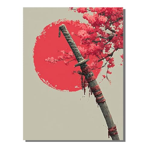 Messer Malen Nach Zahlen Erwachsene Mit Rahmen, Malen Nach Zahlen Landschaft 40x55 cm DIY Painting Set Mit 3 Pinseln und 36 Acrylfarbe, Paint by Numbers Deko Wohnzimmer, Geschenke für Frauen ZBSDK70 Messer Malen Nach Zahlen Erwachsene Mit Rahmen, Malen Nach Zahlen Landschaft 40x55 cm DIY Painting Set Mit 3 Pinseln und 36 Acrylfarbe, Paint by Numbers Deko Wohnzimmer, Geschenke für Frauen ZBSDK70 von Generic