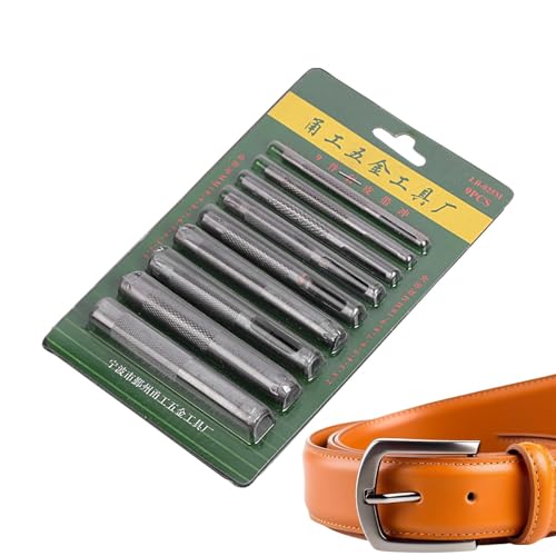 Metall-Perforationswerkzeuge für Leder - Locher, Lederlochschneider | Lochwerkzeuge für Lederhandwerk, Lederperforator, Uhrenarmband Metall-Perforationswerkzeuge für Leder - Locher, Lederlochschneider | Lochwerkzeuge für Lederhandwerk, Lederperforator, Uhrenarmband von Generic