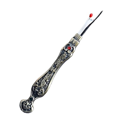 Metall -Seam -Ripper, Seam Ripper Tool, Retro -Kleidung Schneiden Naht Ripper ｜ Ergonomischer Nähnadelentferner, Vintage -Nähen Für Stoff, Papier Und Faden von Generic