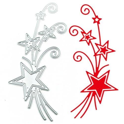 Metall-Weihnachts-Stanzformen Weihnachtsstrauß-Stanzformen Prägeschablonen Schablonenform für die Kartenherstellung von Generic
