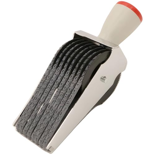 Metallstempel mit verstellbaren Zeichenbändern, Handpress-Datumsmarkierungswerkzeug für Karten, Papier, Verpackungen Metallstempel mit verstellbaren Zeichenbändern, Handpress-Datumsmarkierungswerkzeug für Karten, Papier, Verpackungen von Generic
