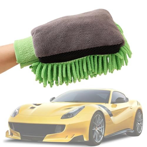 Mikrofaser-Waschhandschuhe, Mikrofaser-Reinigungshandschuh,abriebfester Mikrofaser-Waschhandschuh - Waschhandschuhe Reinigungshandschuhe Effiziente wiederverwendbare Werkzeuge von Generic