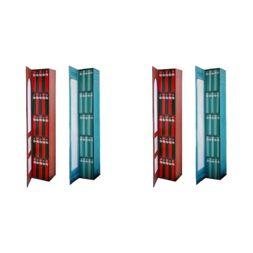 Mini Buch Ornament Adventskalender mit 24 Geschenkbüchern Wiederverwendbarer Weihnachtskalender for Bücherliebhaber Dekoration von Generic