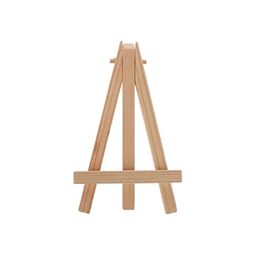 Mini-Holzstaffelei, Meetings, Hochzeitstischnummern, Namenskarten, Ständer für Zuhause, Schlafzimmer, Wohnzimmer, Dekoration, multifunktional, Malerei, Staffelei für Erwachsene von Generic