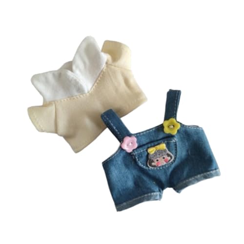 Mini Puppenkleidung, Spielzeug, Kleidung, Accessoires, Mädchen, Geschenk, Kostüme, Kleidung, Anzieh Overall Set für Puppen, Puppenkleidung für Kinder, Gelb Mini Puppenkleidung, Spielzeug, Kleidung, Accessoires, Mädchen, Geschenk, Kostüme, Kleidung, Anzieh Overall Set für Puppen, Puppenkleidung für Kinder, Gelb von Generic
