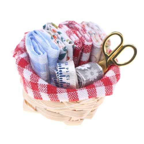 Miniatur-Nähmaskenkorb, Miniaturpuppe Nähhandwerk | Favors liefern Drahtkorbzubehör,Dekoratives Kunsthandwerk Zubehör Niedliches Puppenstricken für Familien, Liebhaber Miniatur-Nähmaskenkorb, Miniaturpuppe Nähhandwerk | Favors liefern Drahtkorbzubehör,Dekoratives Kunsthandwerk Zubehör Niedliches Puppenstricken für Familien, Liebhaber von Generic
