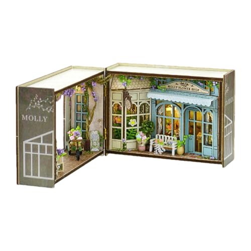 Miniatur-Puppenhaus aus Holz – Realistisches Holzbausatz, Modellbausatz, Raumidee, Puppenhaus-Bausatz, kreatives Handwerk, Bau-Spielzeug Miniatur-Puppenhaus aus Holz – Realistisches Holzbausatz, Modellbausatz, Raumidee, Puppenhaus-Bausatz, kreatives Handwerk, Bau-Spielzeug von Generic