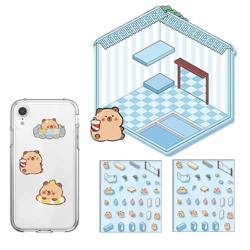 Miniatur -Szenenaufkleber, Miniaturaufkleber -Set -Verkauf kleine Gegenstände, die Miniatur Seal Capabas -Tecker -Szene, Vista Manga Miniature Hot Spring Restaurant Shine Sticker -Cute -eigene Aufkleb Miniatur -Szenenaufkleber, Miniaturaufkleber -Set -Verkauf kleine Gegenstände, die Miniatur Seal Capabas -Tecker -Szene, Vista Manga Miniature Hot Spring Restaurant Shine Sticker -Cute -eigene Aufkleb von Generic