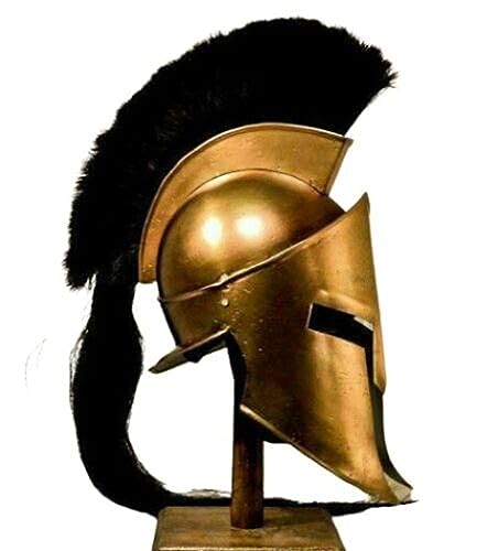 Mittelalterlicher 300 griechischer König Leonidas Helm Antik Stahl Spartan Plume Wappen Helm Historische Ritter Krieger LARP Helm Kreuzritter Rollenspiel Kostüme Mittelalterlicher 300 griechischer König Leonidas Helm Antik Stahl Spartan Plume Wappen Helm Historische Ritter Krieger LARP Helm Kreuzritter Rollenspiel Kostüme von Generic