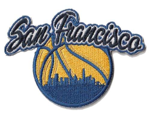 Mjshop29 Aufnäher mit Basketball-Fans, San Francisco-Logo, bestickt, Basketball-Fan, Lieblings-Team, zum Aufbügeln oder Aufnähen Mjshop29 Aufnäher mit Basketball-Fans, San Francisco-Logo, bestickt, Basketball-Fan, Lieblings-Team, zum Aufbügeln oder Aufnähen von Generic