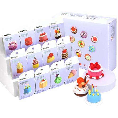 Modelliermasse für Ton, Skulptur-Set aus Ton zum Thema Haustiere/Desserts/niedliche Dinosaurier – kreatives Kunsthandwerk – Set mit Tonkitt springt zurück Modelliermasse für Ton, Skulptur-Set aus Ton zum Thema Haustiere/Desserts/niedliche Dinosaurier – kreatives Kunsthandwerk – Set mit Tonkitt springt zurück von Generic